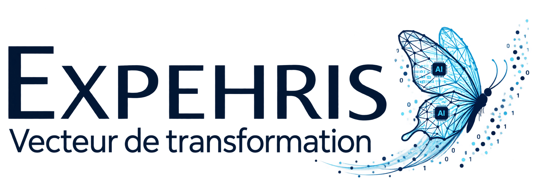 Logo Expehris — Vecteur de transformation